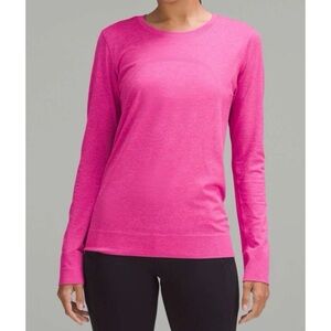 LULULEMON NWT Pow Pink Swiftly Relaxed Long Sleeve Top